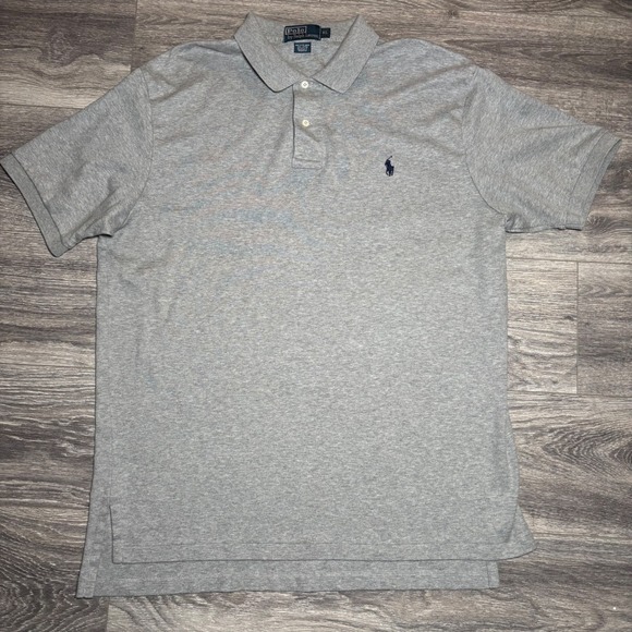 Polo Ralph Lauren Other - Polo Ralph Lauren Men's Gray Short Sleeve Polo Shirt Classic Fit Size XL‎ 0378